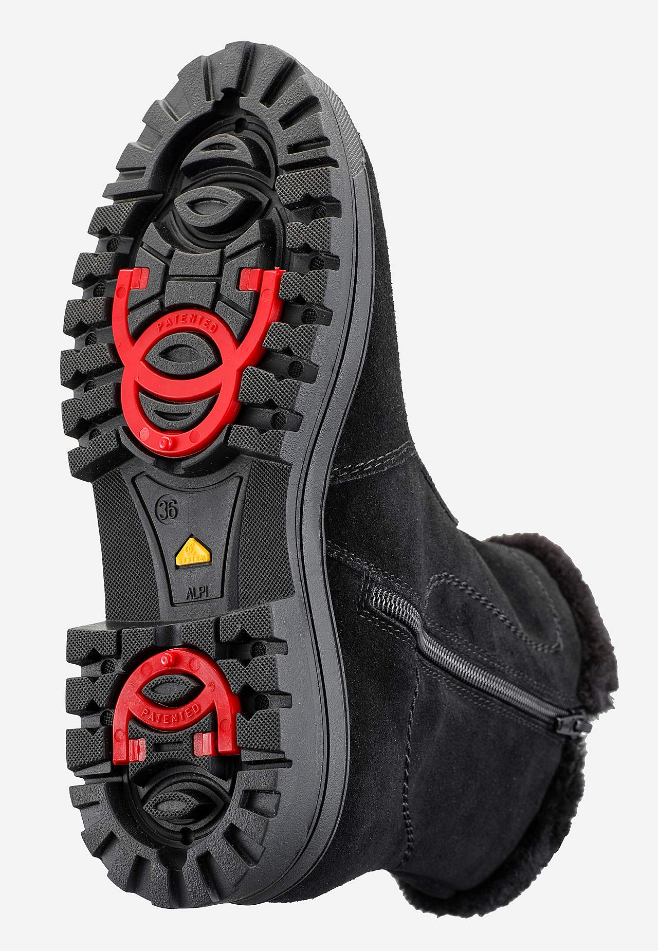 Mokkakenkä sisäänvedettävillä jääkengillä