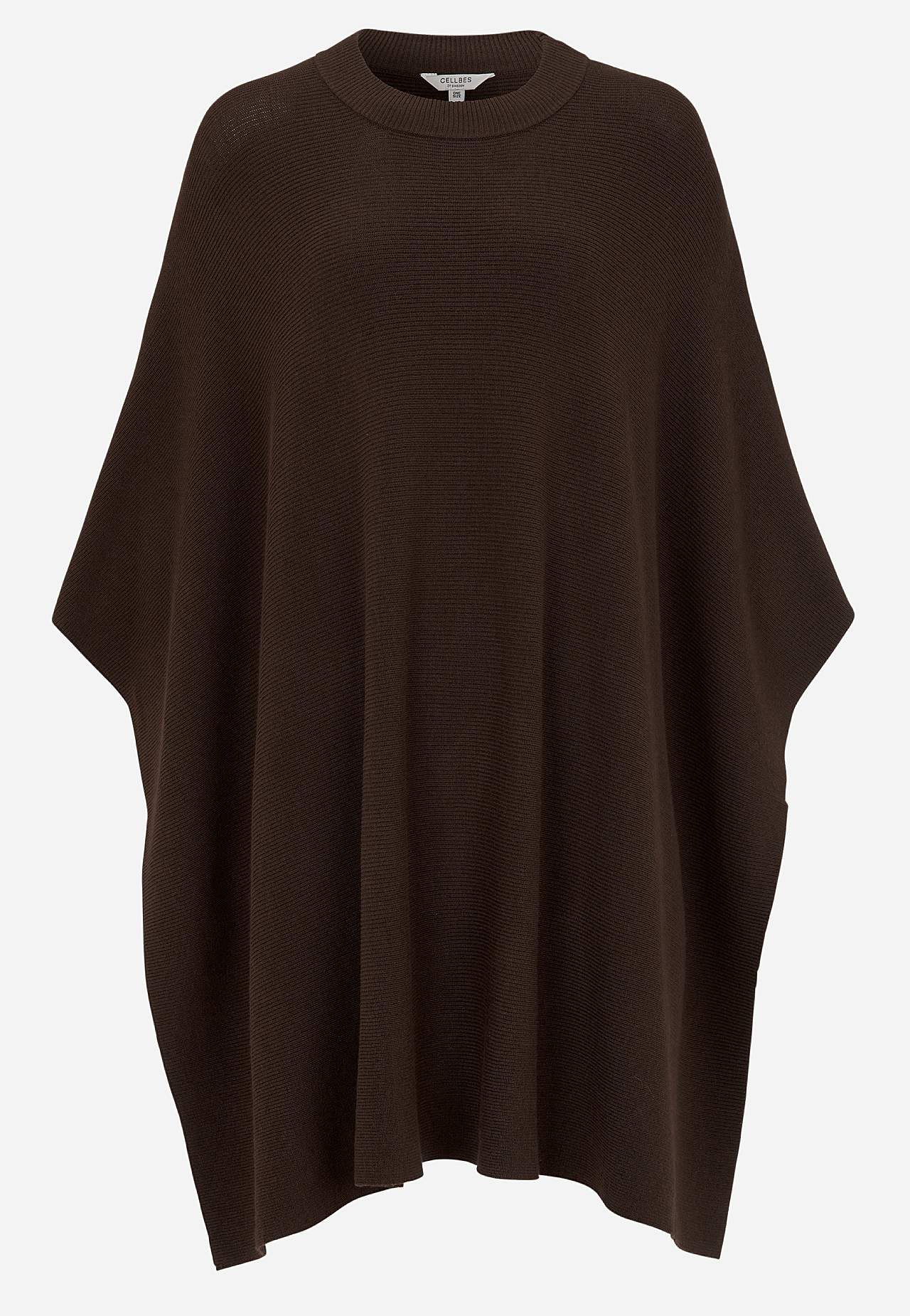Tiheäsilmukkainen poncho