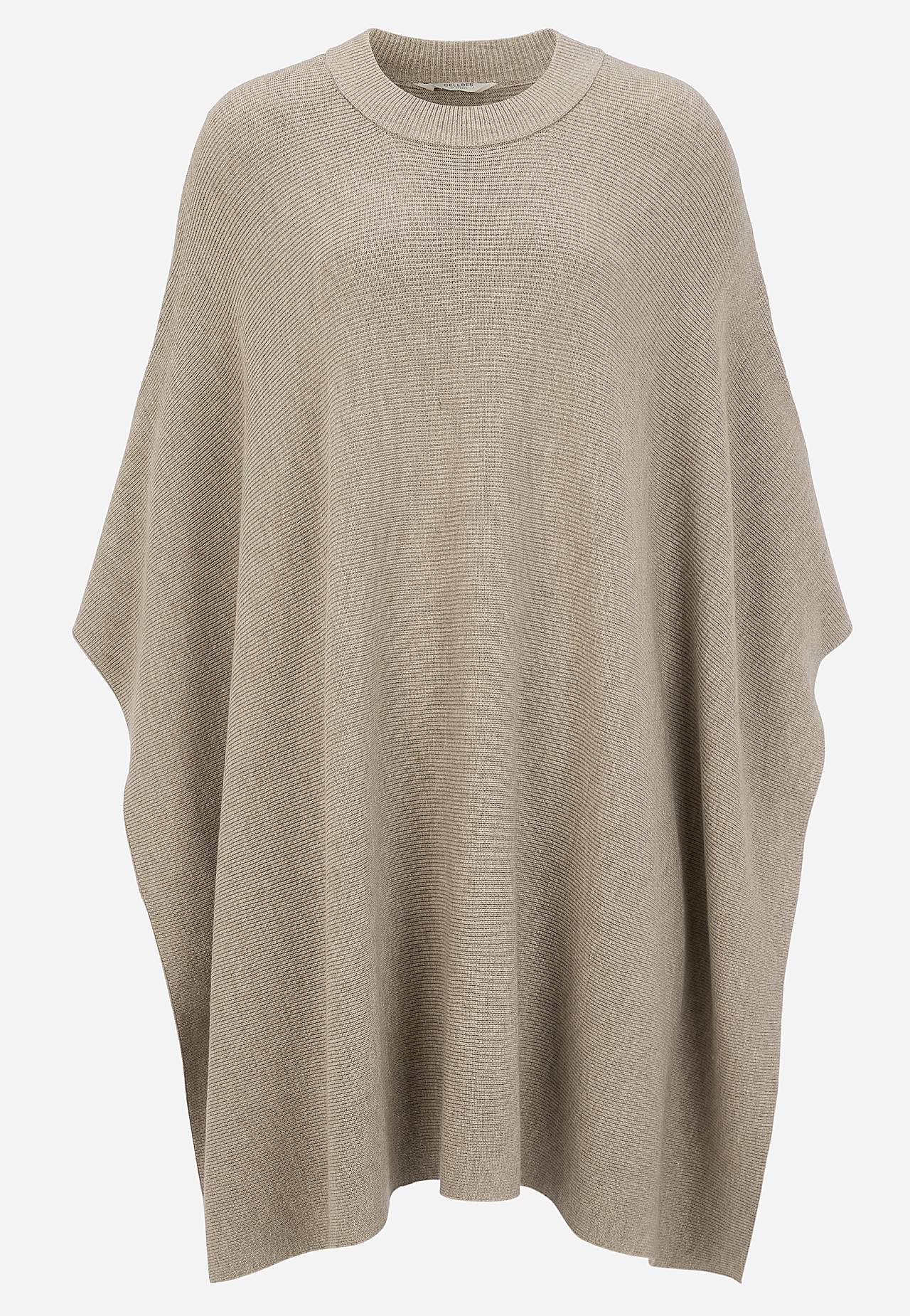 Tiheäsilmukkainen poncho