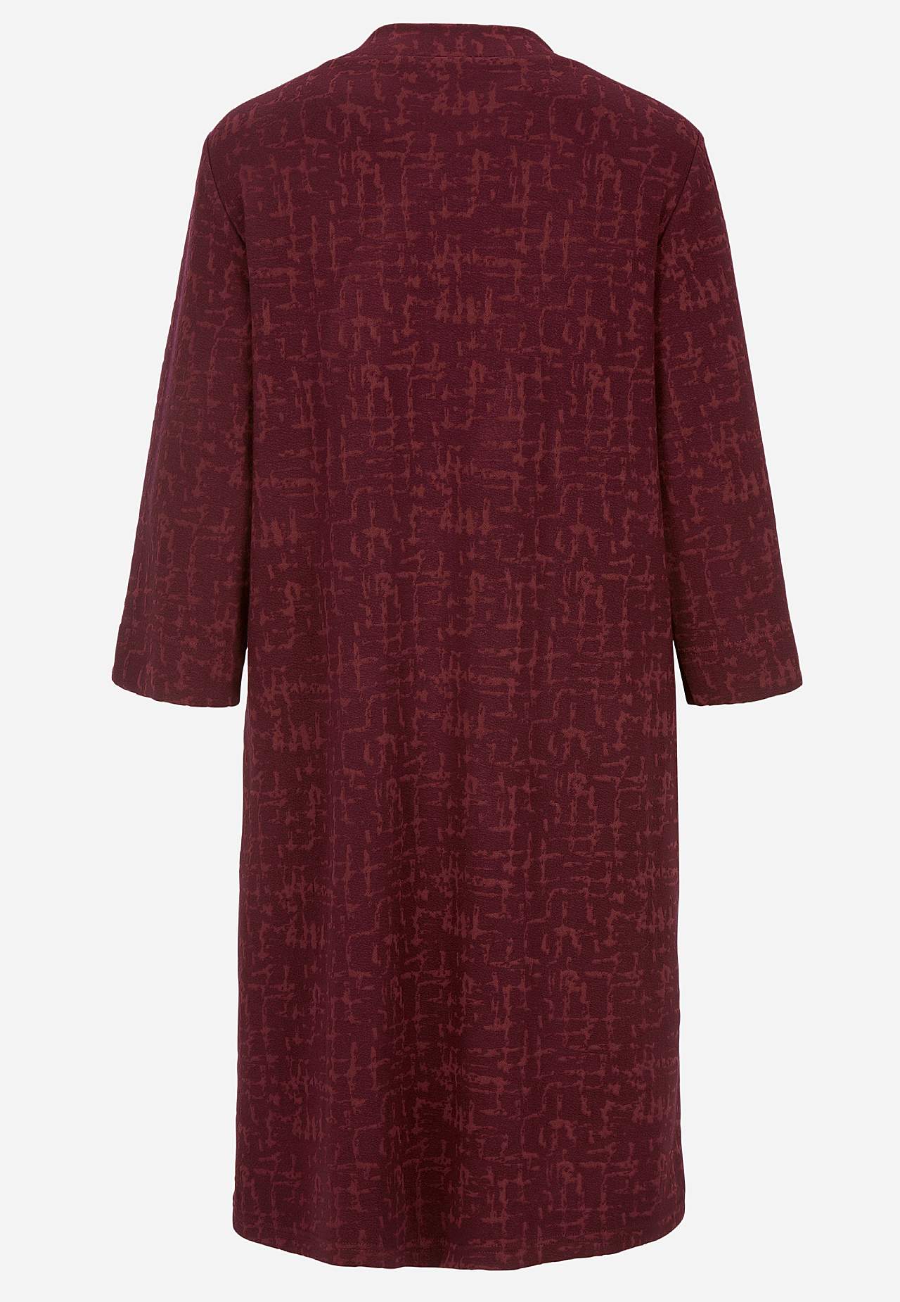 Kuvioitu mekko sivutaskuilla