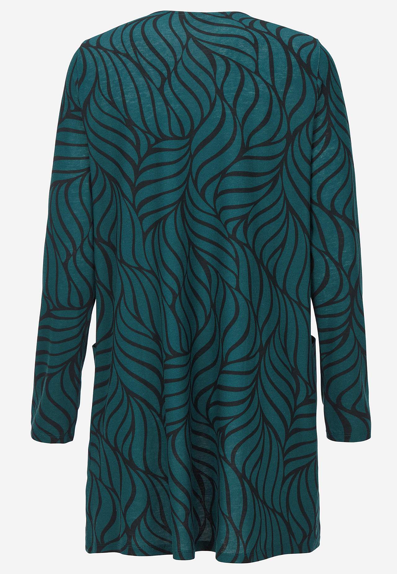 Trikootunika taskuilla