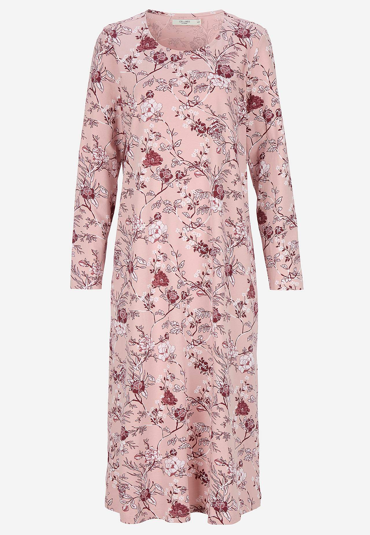 Kukallinen yömekko pitkillä hihoilla