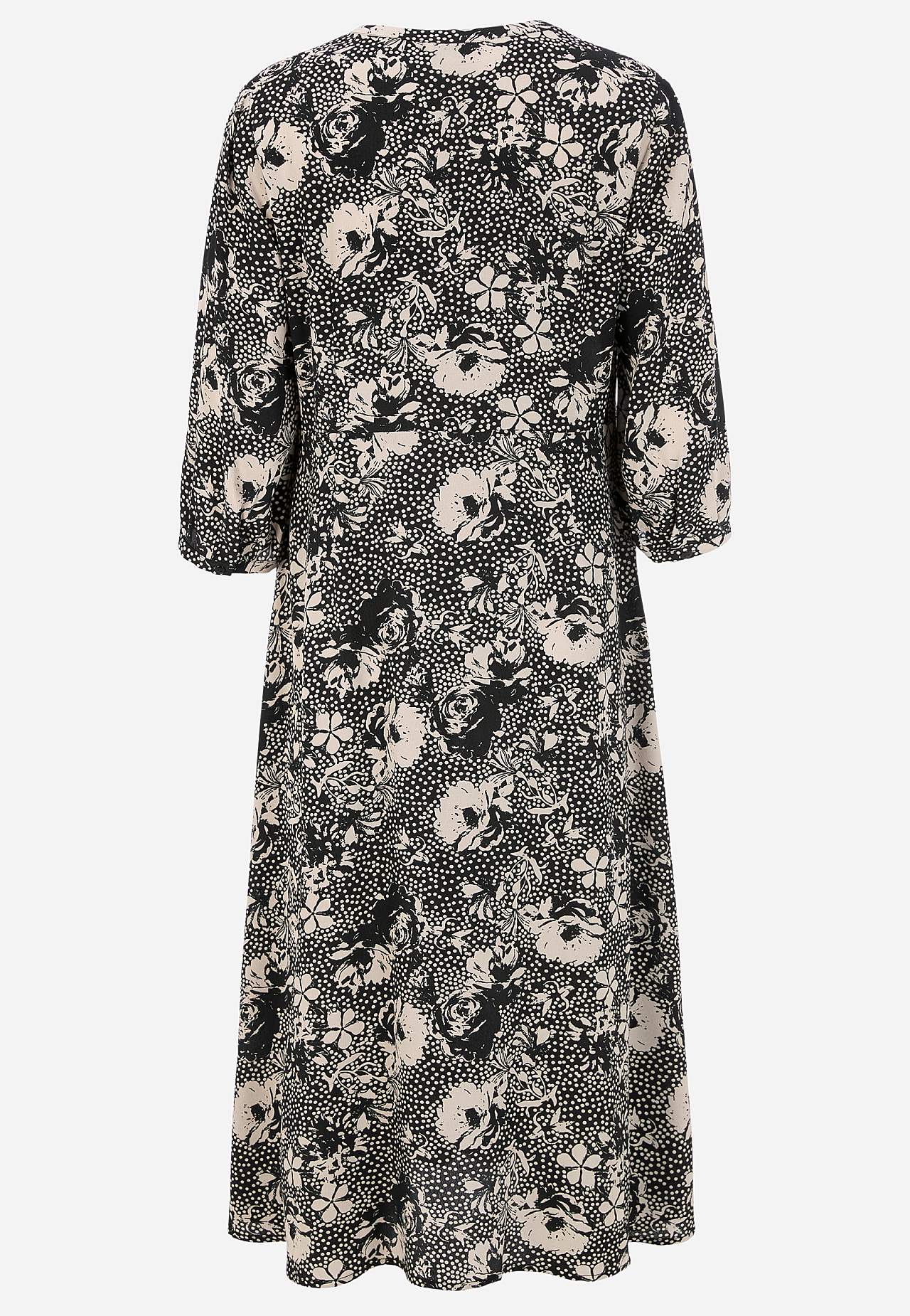 Kukkakuvioinen mekko viskoosista