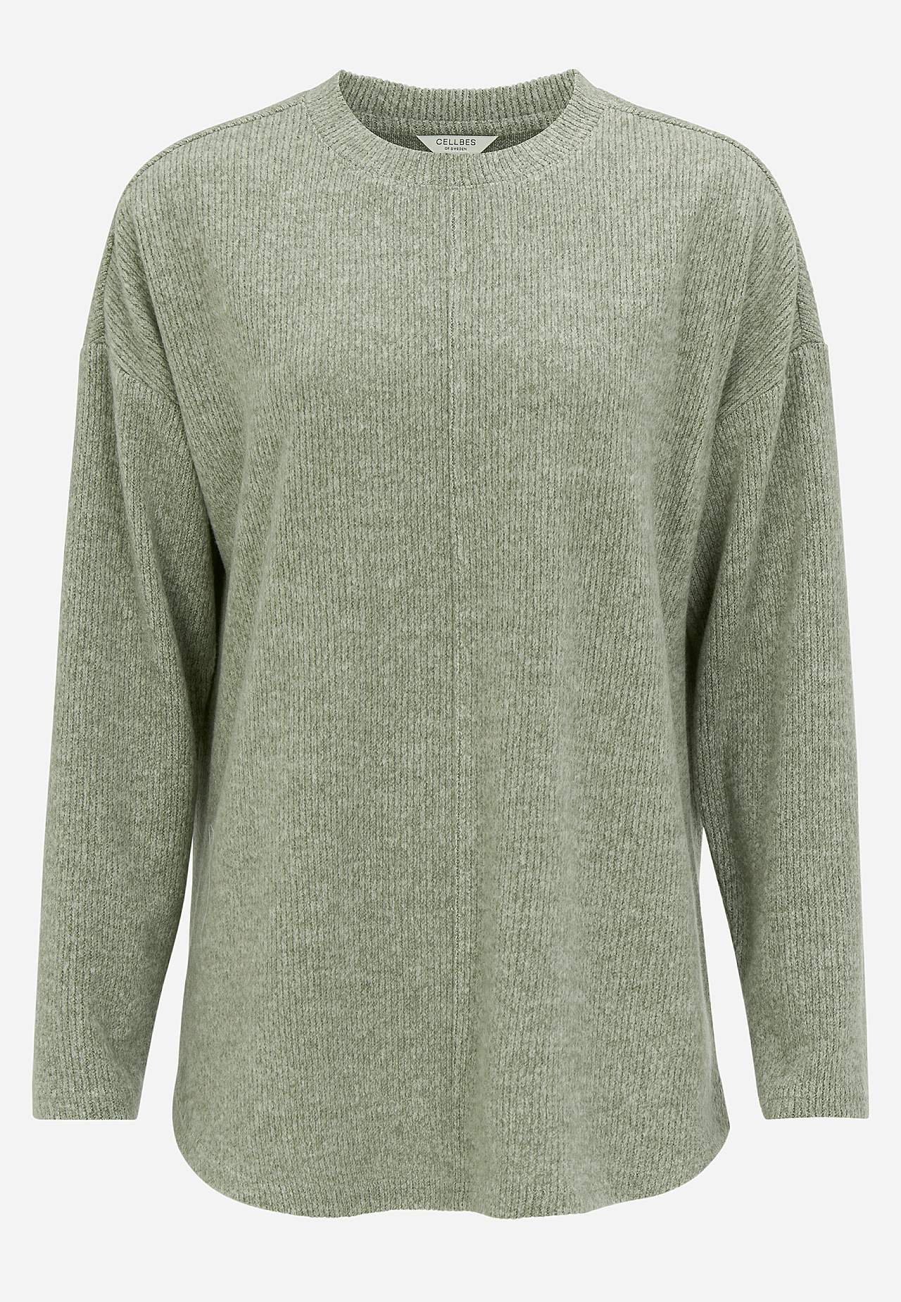 Hyvin pehmeä pusero koristeellisella keskisaumalla Beata