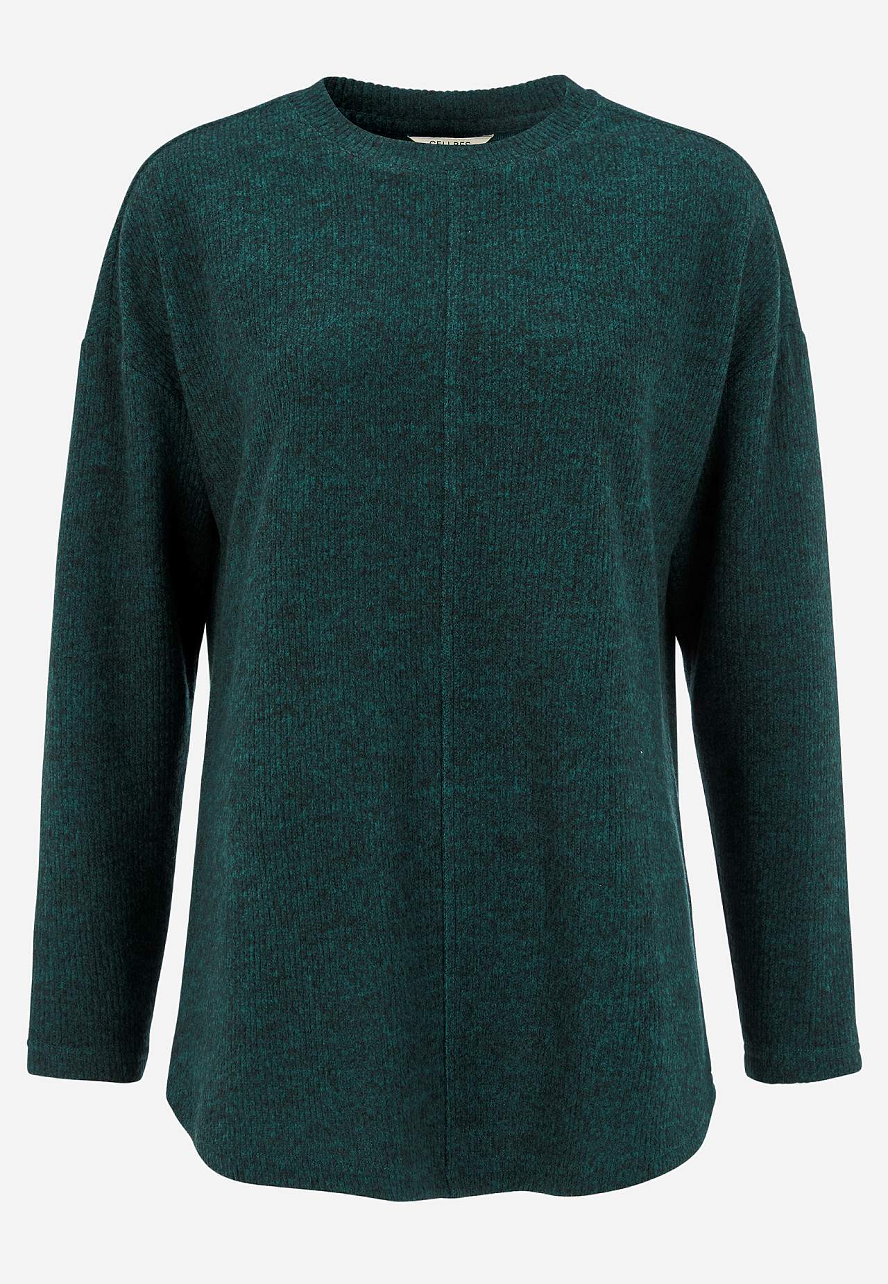 Hyvin pehmeä pusero koristeellisella keskisaumalla Beata