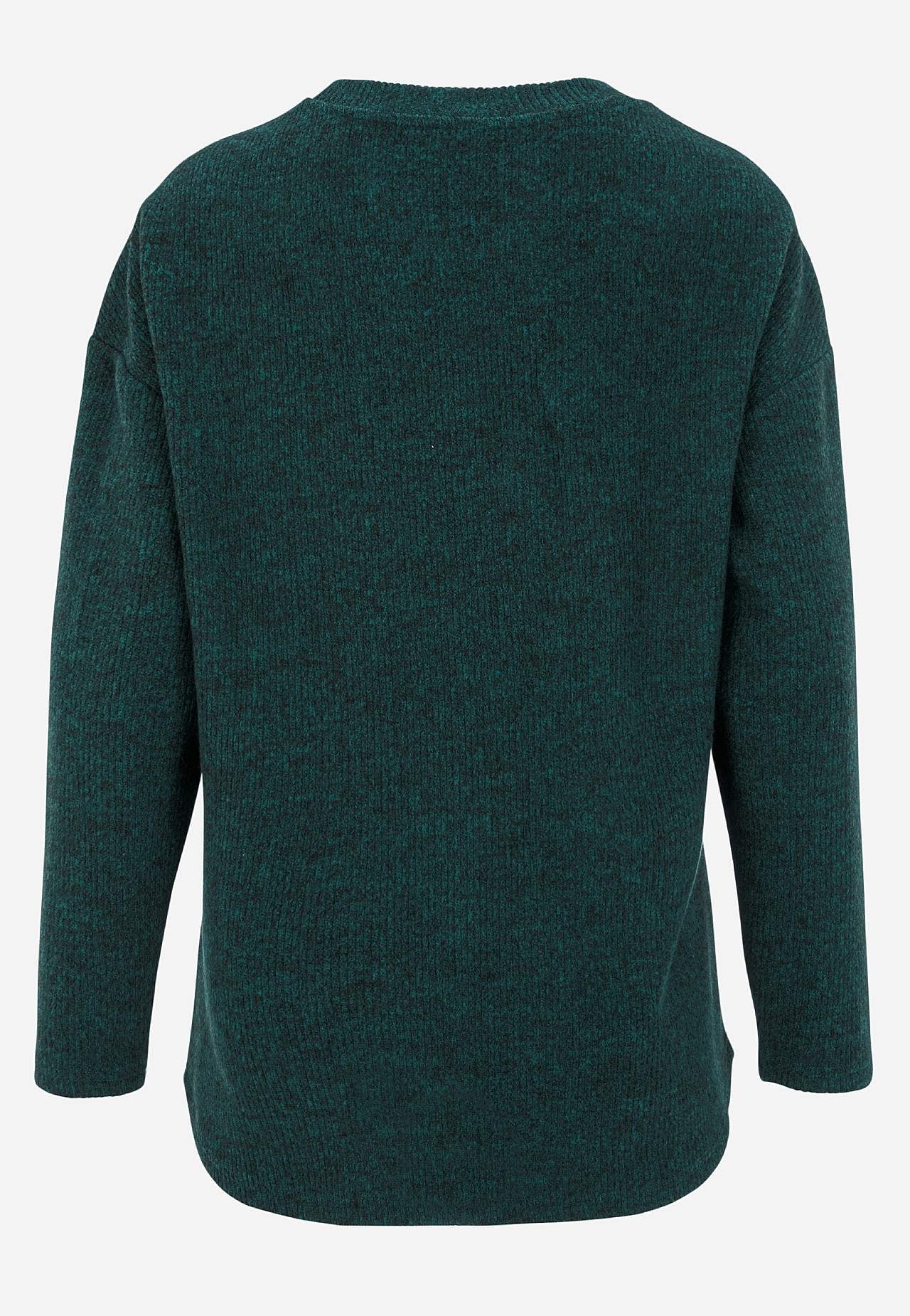 Hyvin pehmeä pusero koristeellisella keskisaumalla Beata