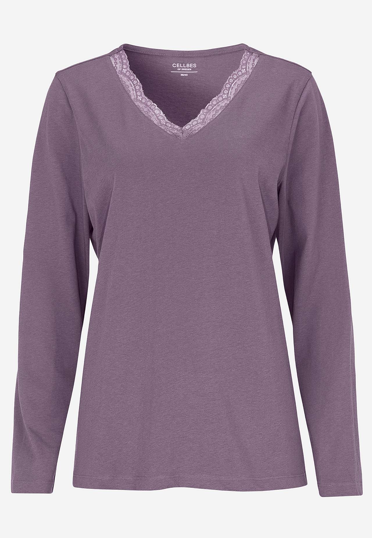 2-osainen pyjama pitsireunalla