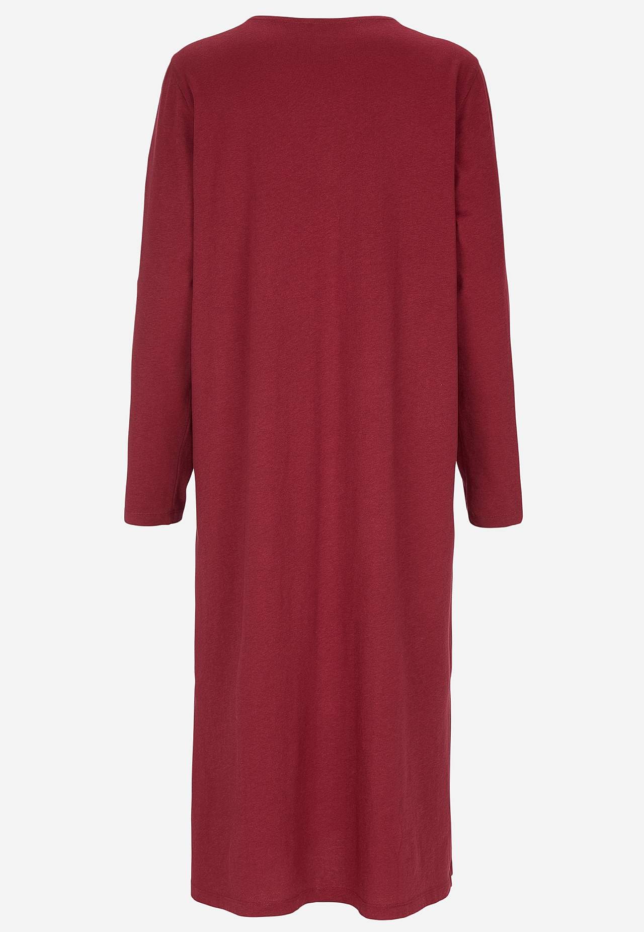 Pitkä yömekko pitsireunalla