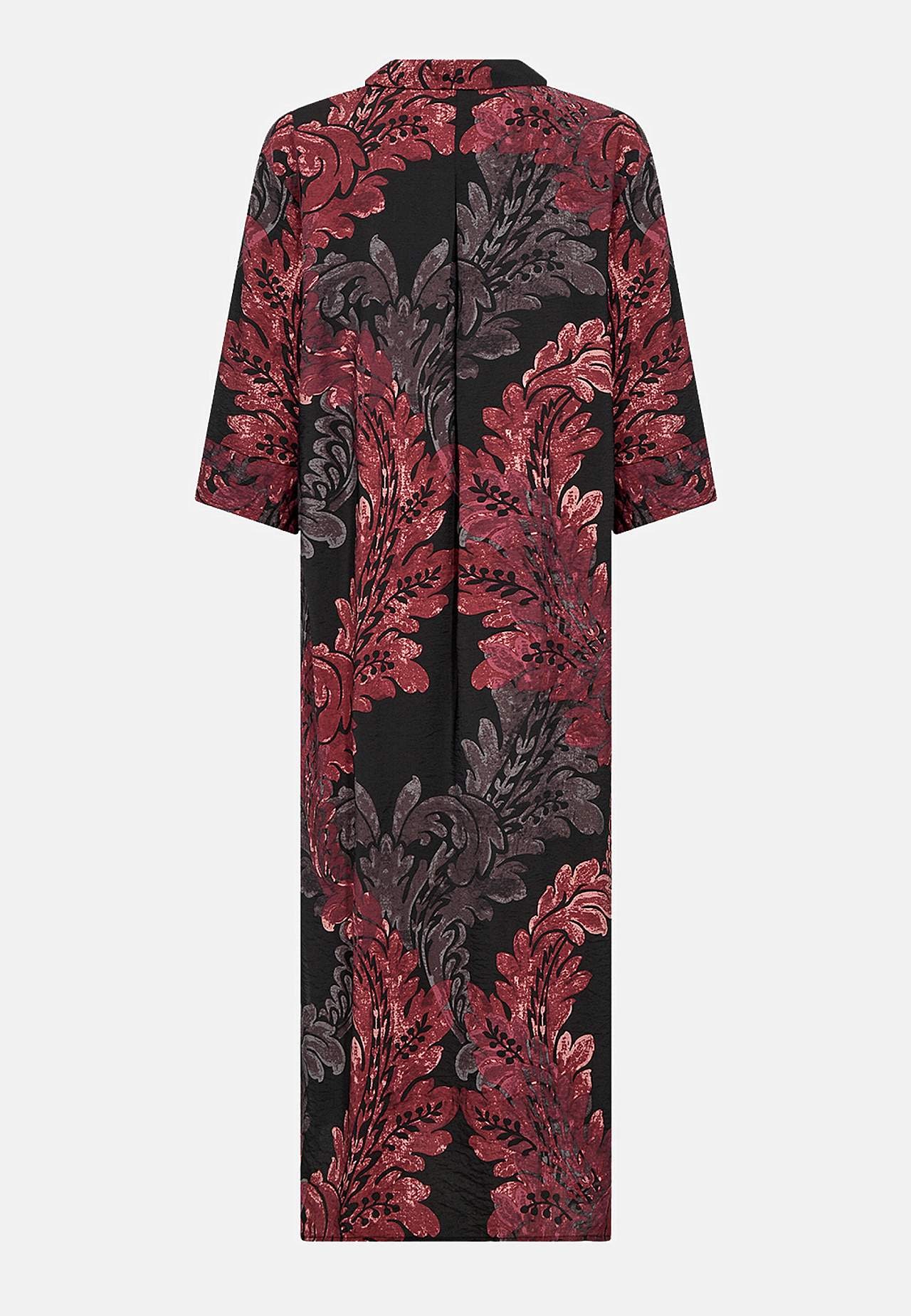 Kudottu, kuviollinen mekko