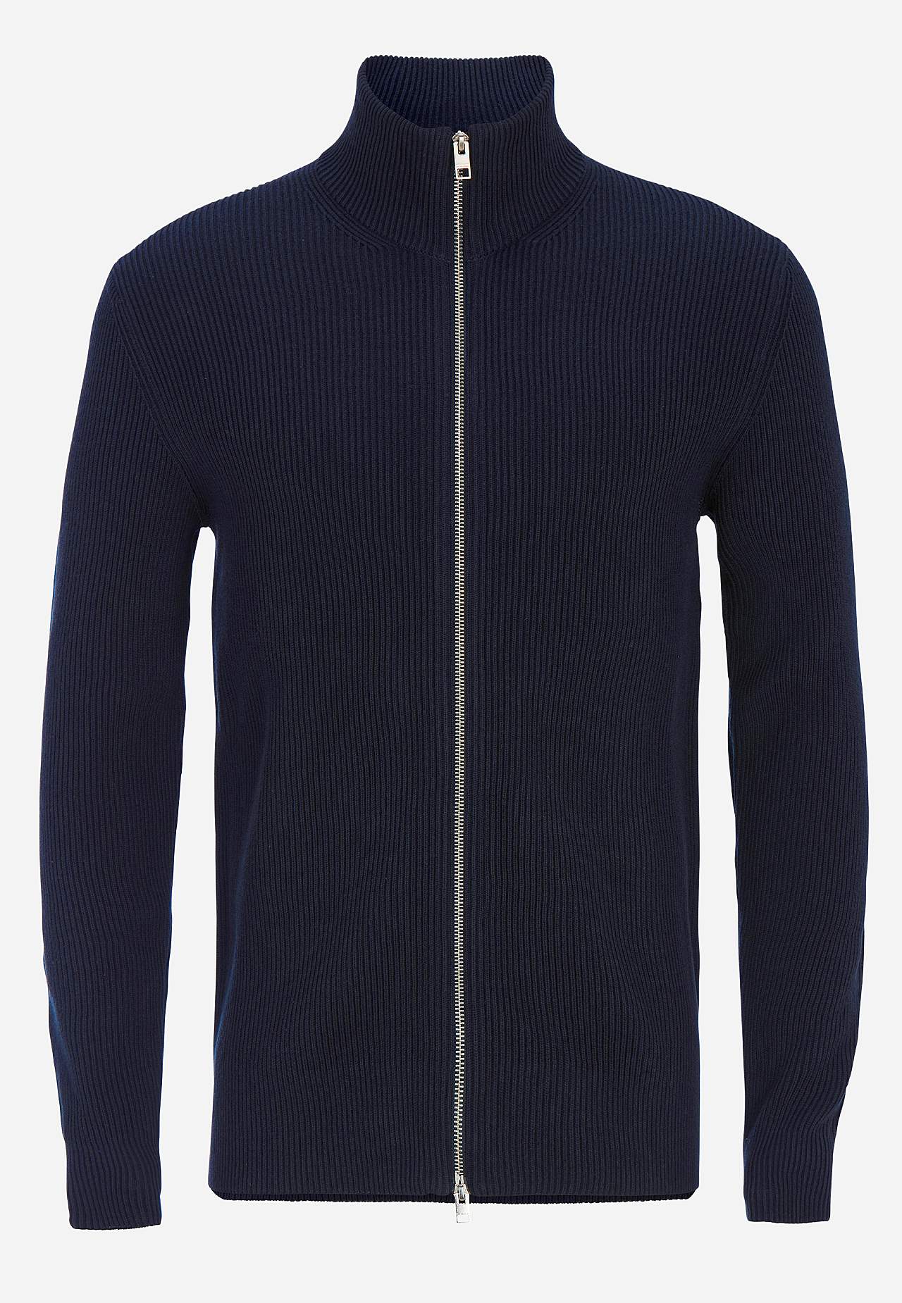 Neulottu neuletakki vetoketjulla