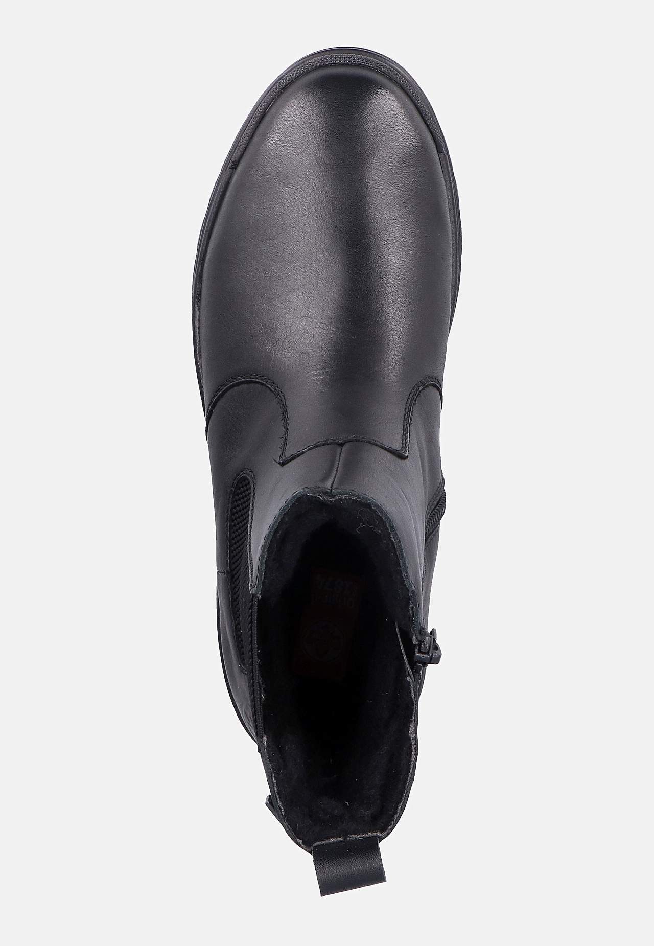 Nahkakenkä sisäänvedettävillä jääkengillä