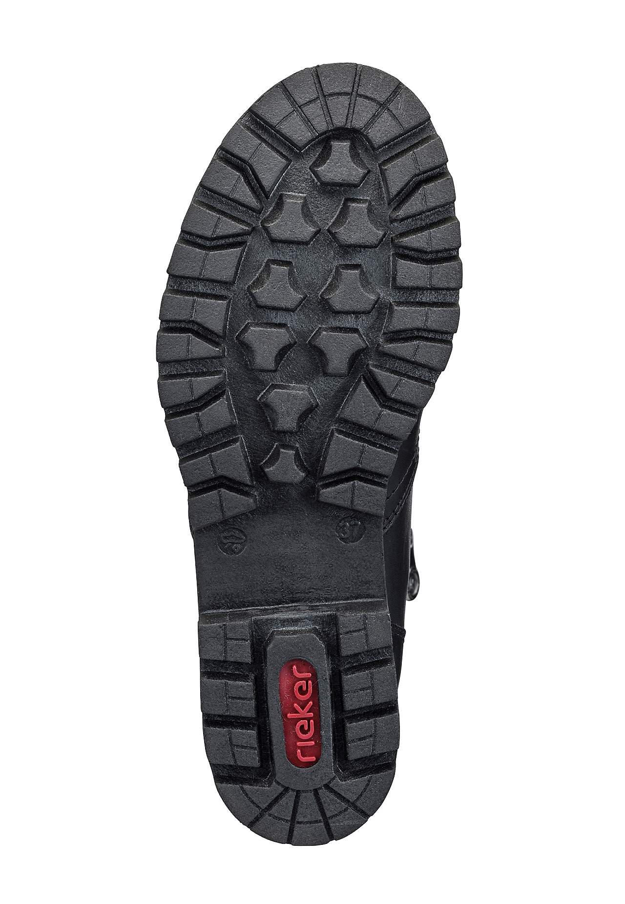 Nahkakenkä kaksinkertaisilla vetoketjuilla