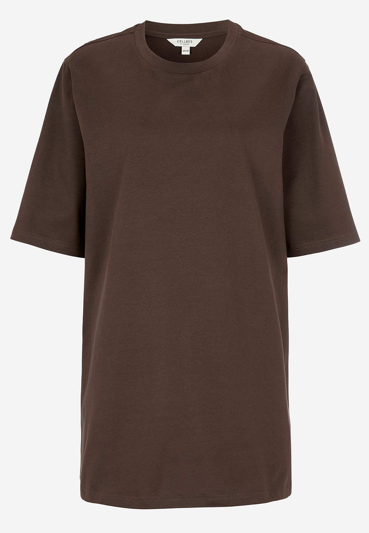 Trikootunika raskaasta puuvillajersey-kankaasta