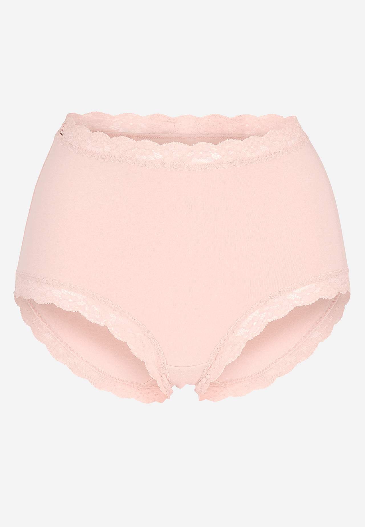 Pikkuhousut korkealla vyötäröllä ja pitsillä 3 kpl/pakkaus