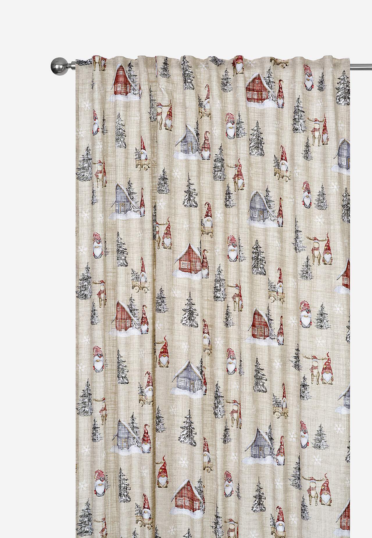 Monitoimiverho joulumotiivilla 2 kpl/pakkaus