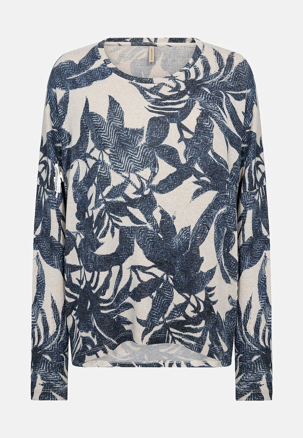 Erittäin pehmeä, kuviollinen trikootoppi