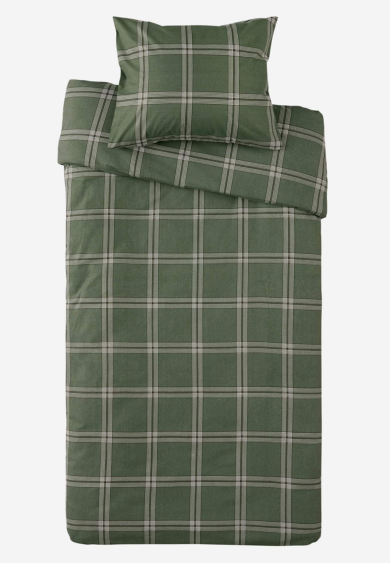 Ruudullinen flanellipussilakana 150x210 cm