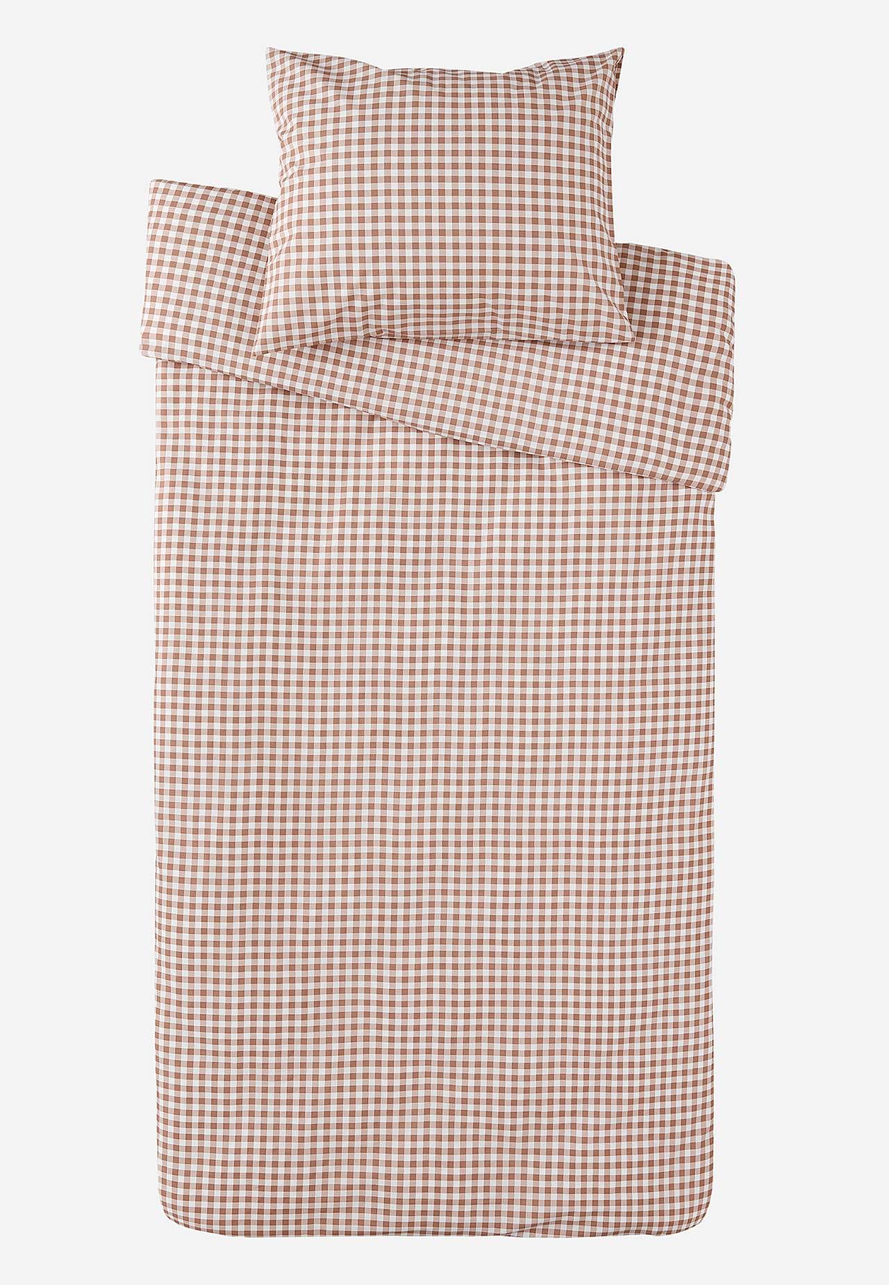 Pieniruutuinen pussilakanasetti 150x210 cm
