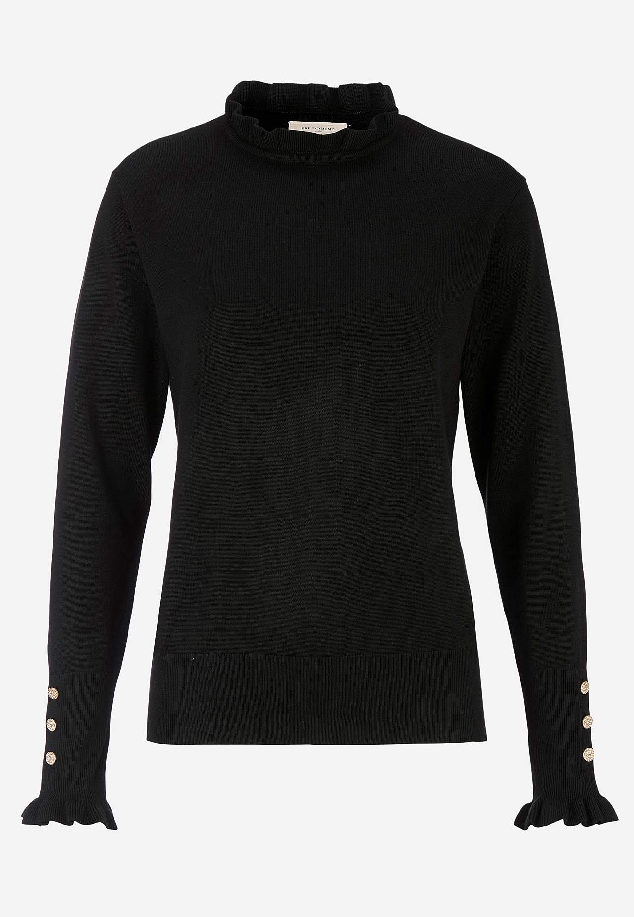 Tiheäsilmukkainen neule napeilla