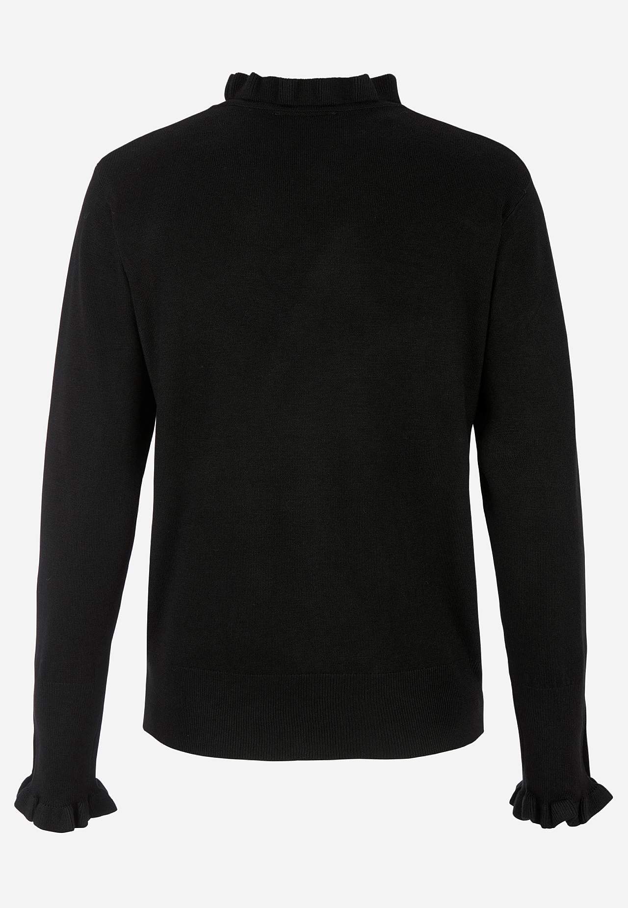 Tiheäsilmukkainen neule napeilla