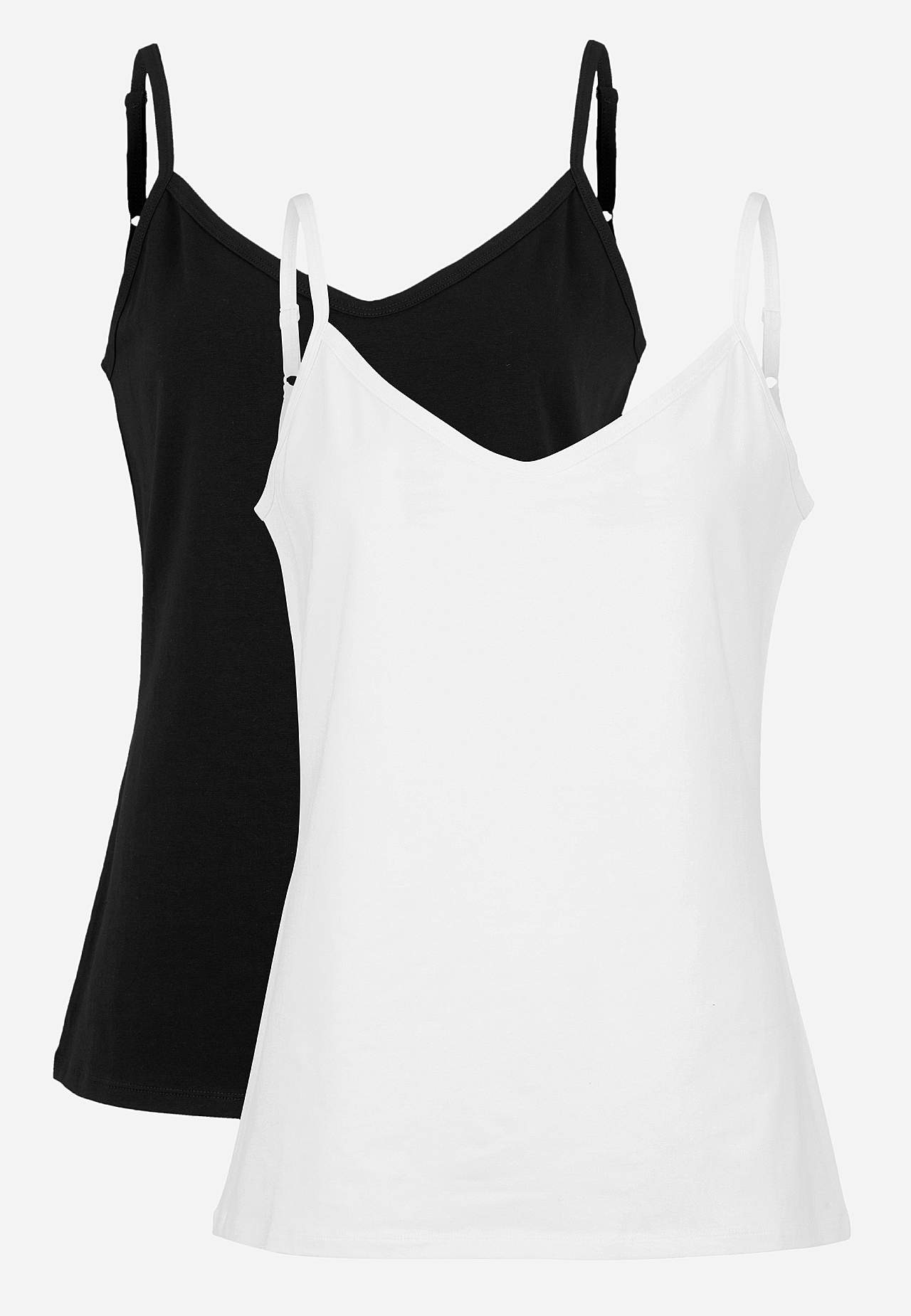 Hihaton paita pehmeästä, orgaanisesta puuvillasta 2 kpl/pakkaus