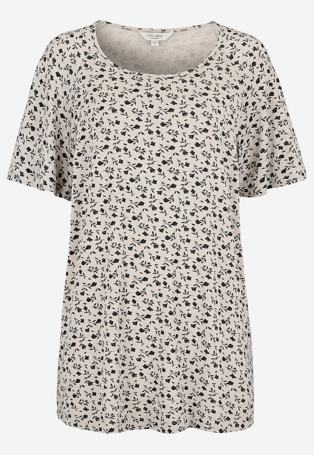 Kukkakuvioinen trikootunika