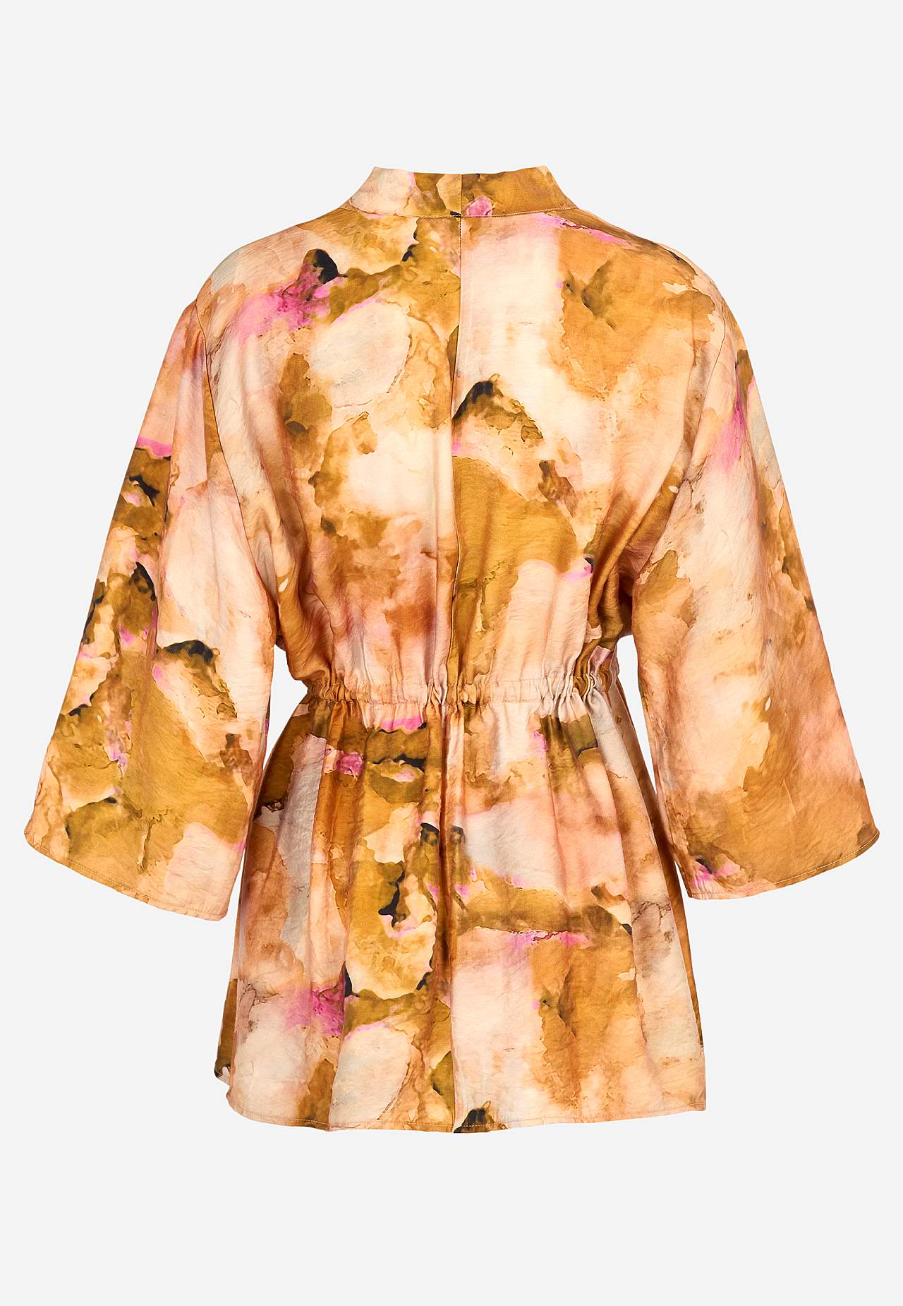 Kuvioitu, joustava kimonotakki