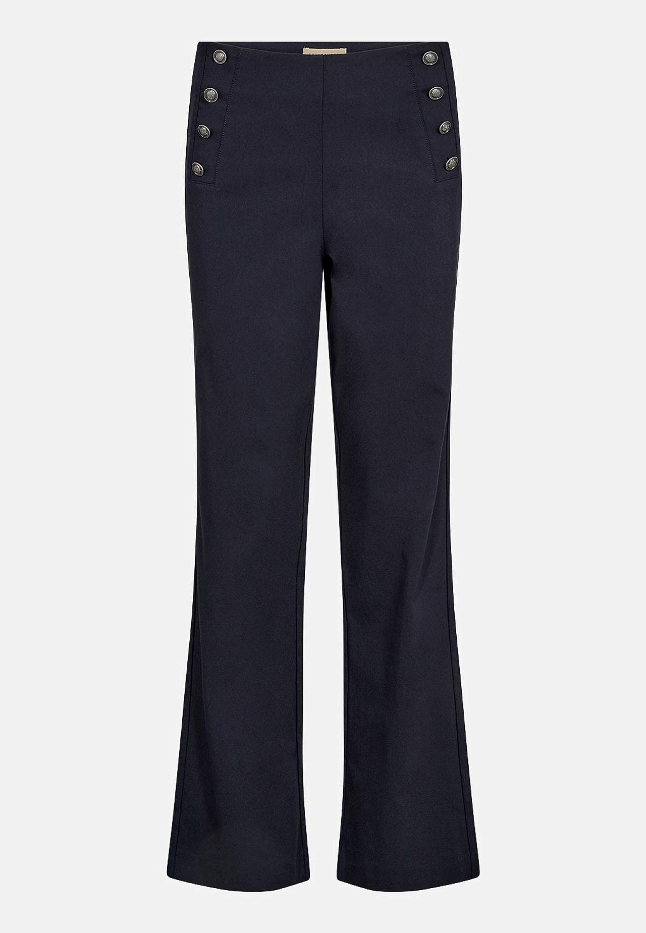 Housut bengaliinista koristeellisilla napeilla