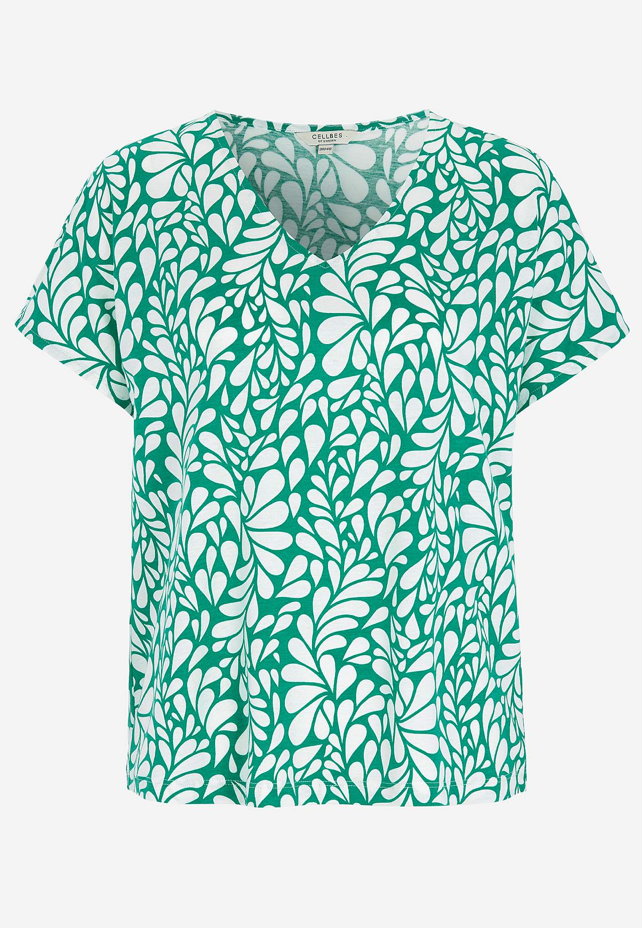 Trikootoppi lyhyillä hihoilla