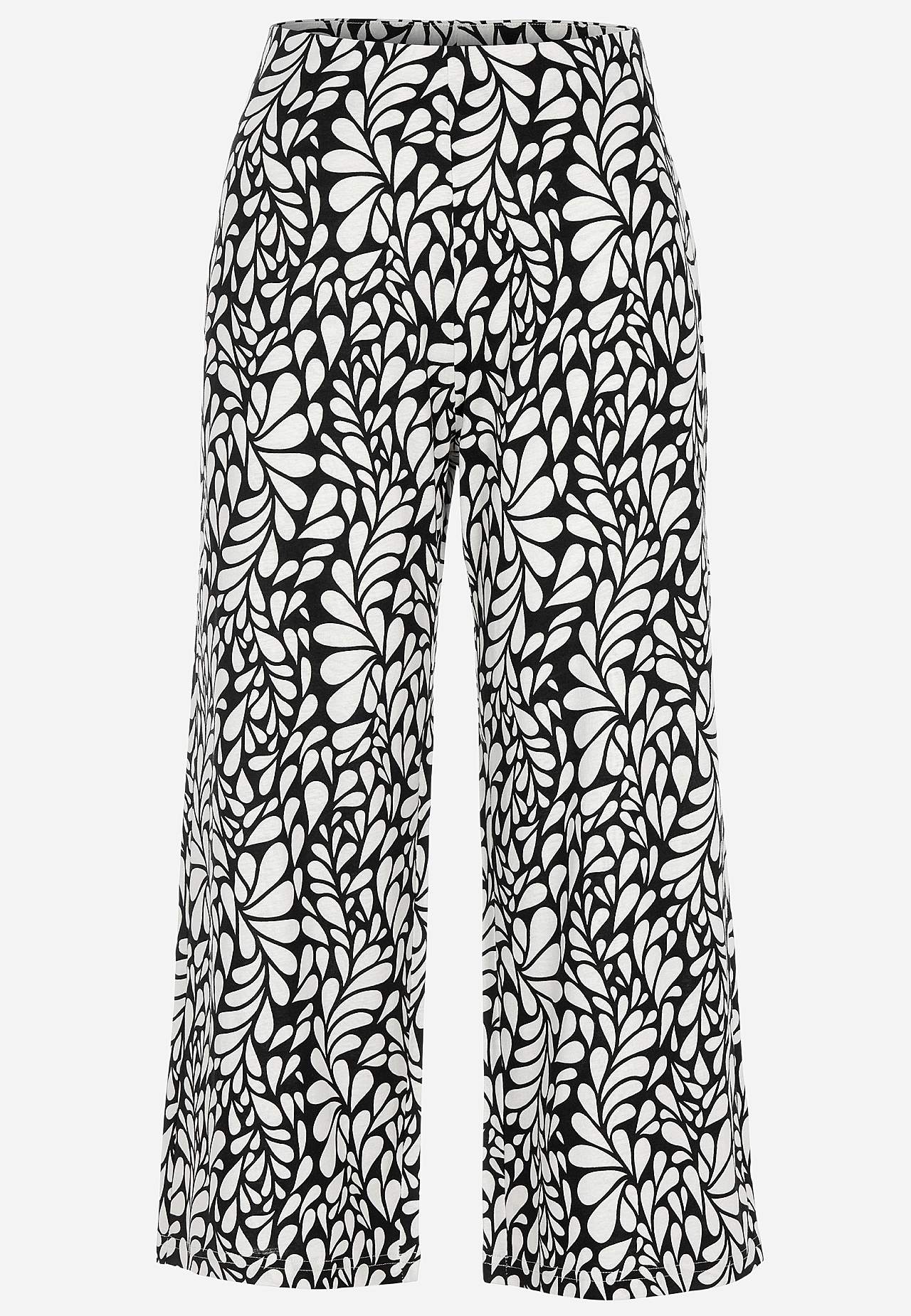 Culottehousut trikoosta