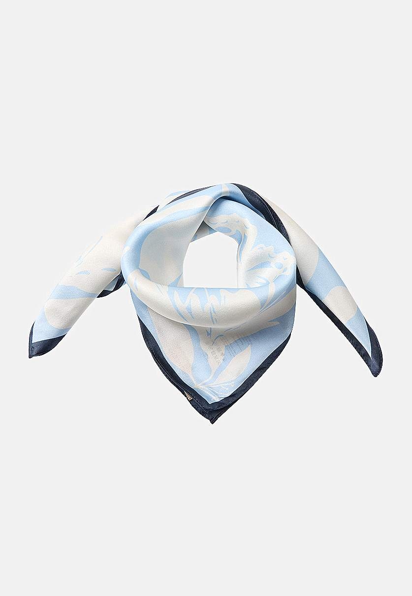 Kuviollinen silkkihuivi