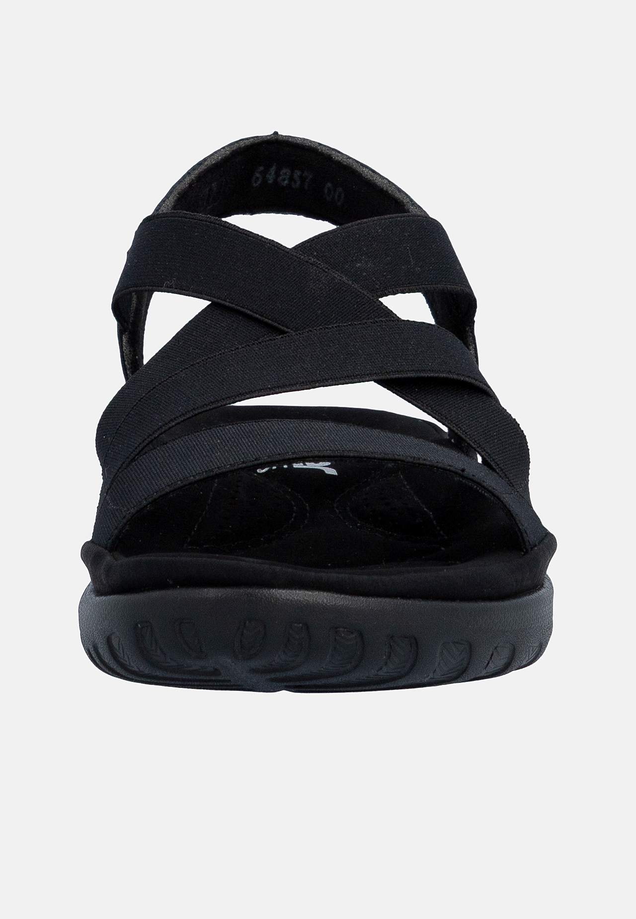 Sandaali elastisilla hihnoilla