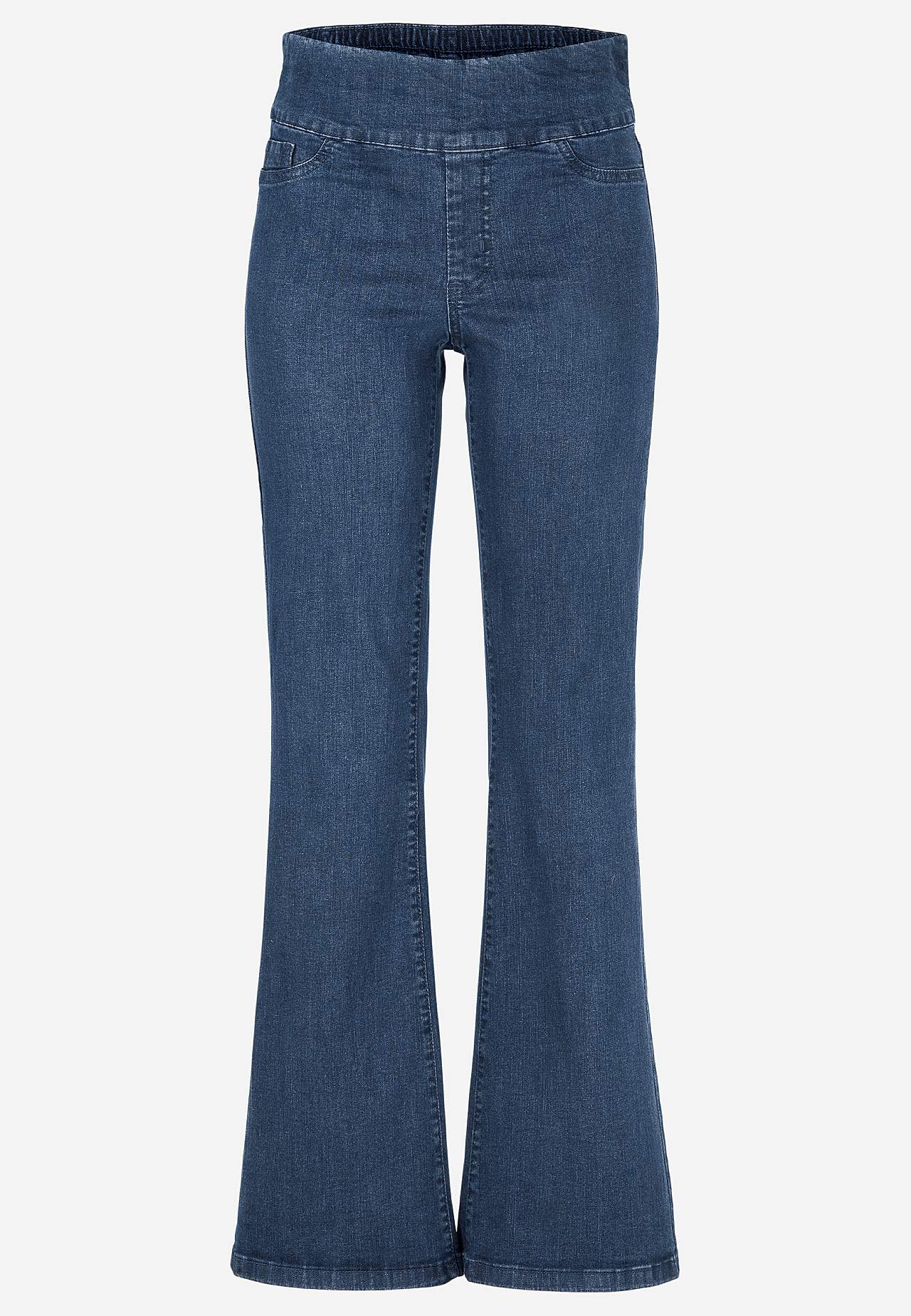 Joustavat, bootcut jeggingsit - pituus