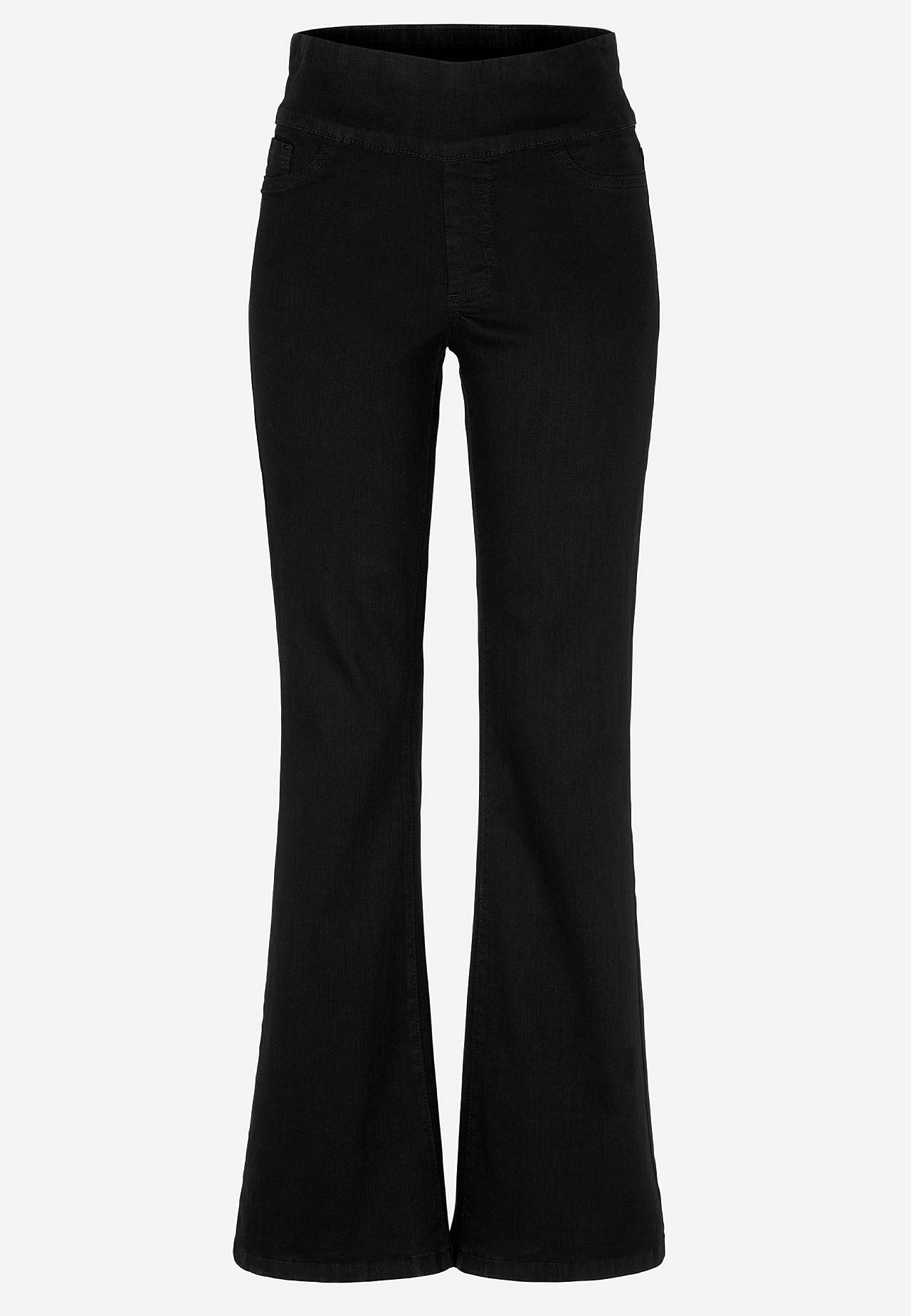 Joustavat, bootcut jeggingsit - pituus